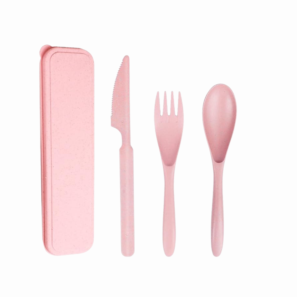 Reusable Travel Utensils Set With Case