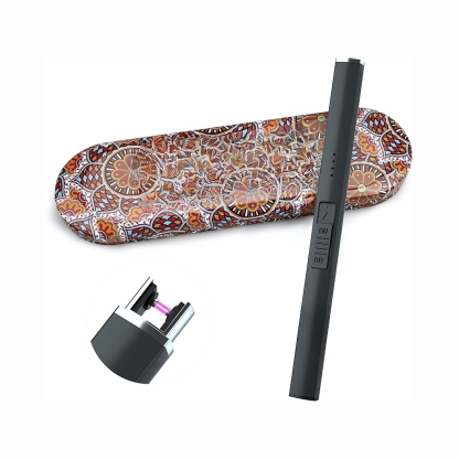 Electric Flameless Plasma Arc Lighter With Gift Box