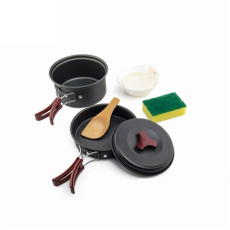 Camping Outdoor Cookware Set Collection-USA Camp Zone