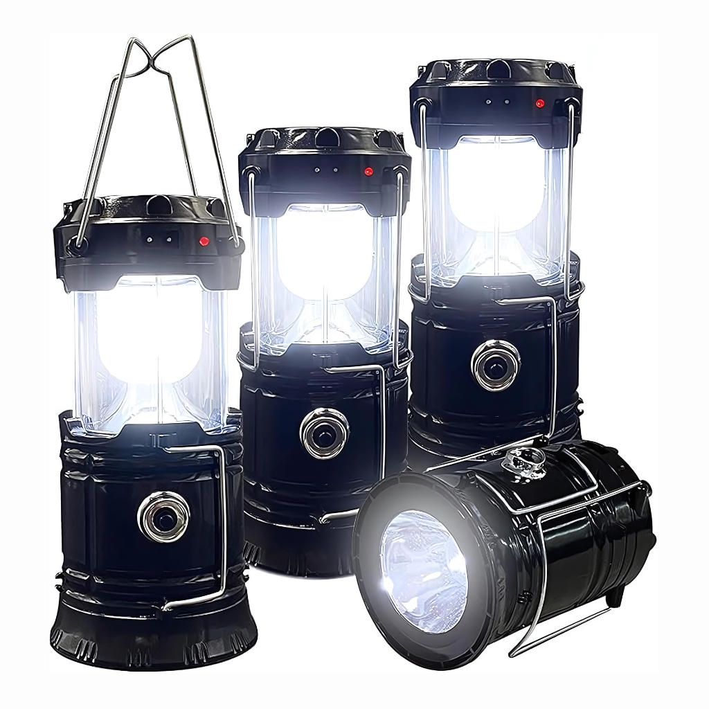 Pack Of 4 Portable LED Camping Lanterns