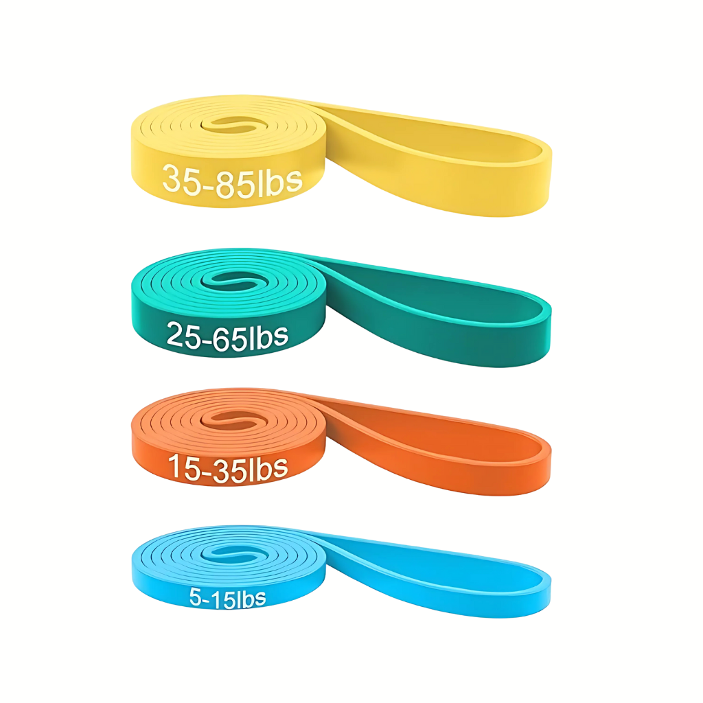 Pack Of 4 Workout Pull Up Assistance Bands