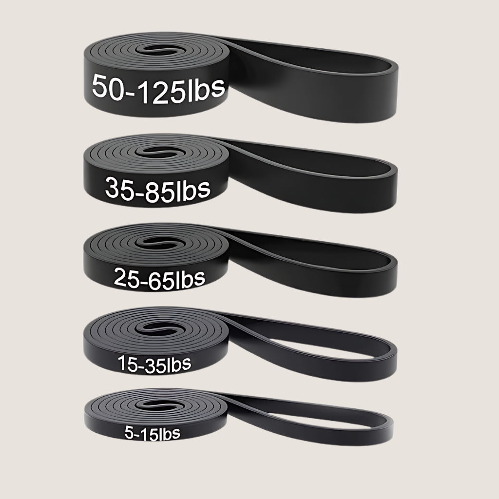 Pack Of 5 Workout Pull Up Assistance Bands