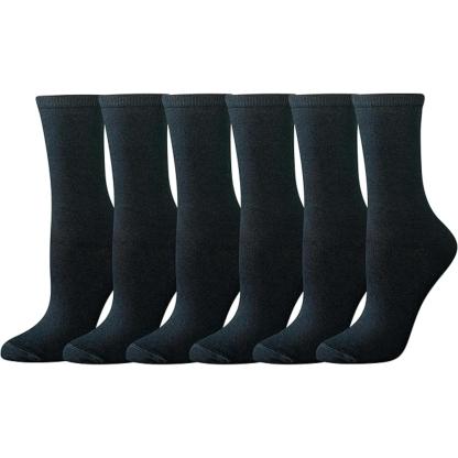 Pack Of 6 Women Crew Socks