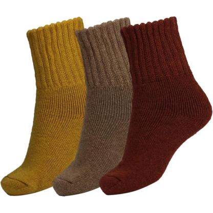 Women Winter Solid Thick Warm Crew Socks