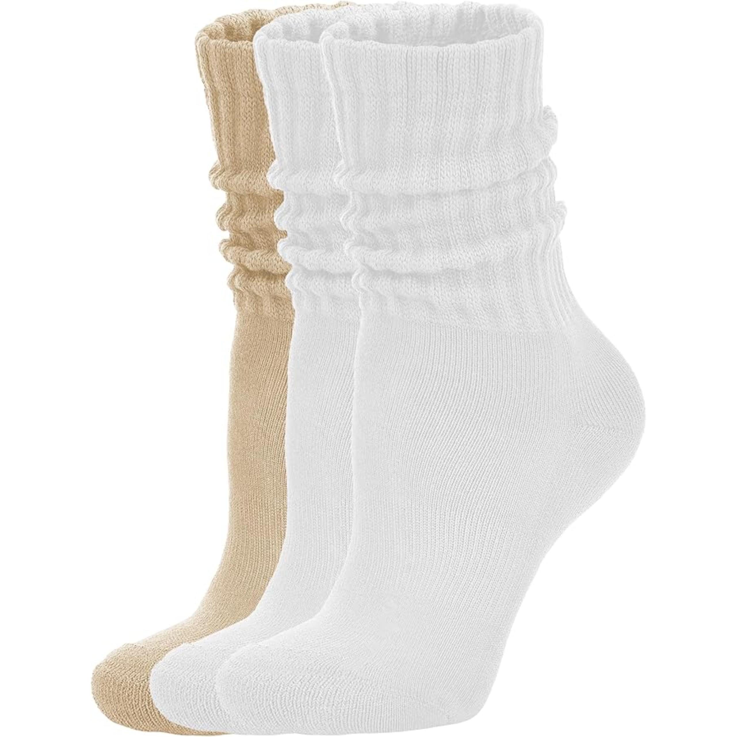 Women Pack Of 3 Scrunch Crew Socks