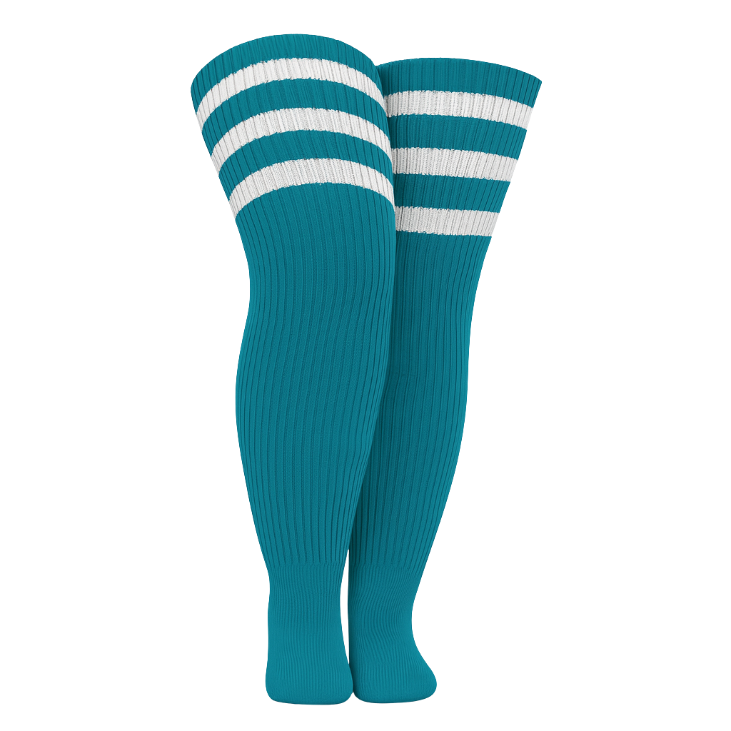 Plus Size Striped High Socks For Women