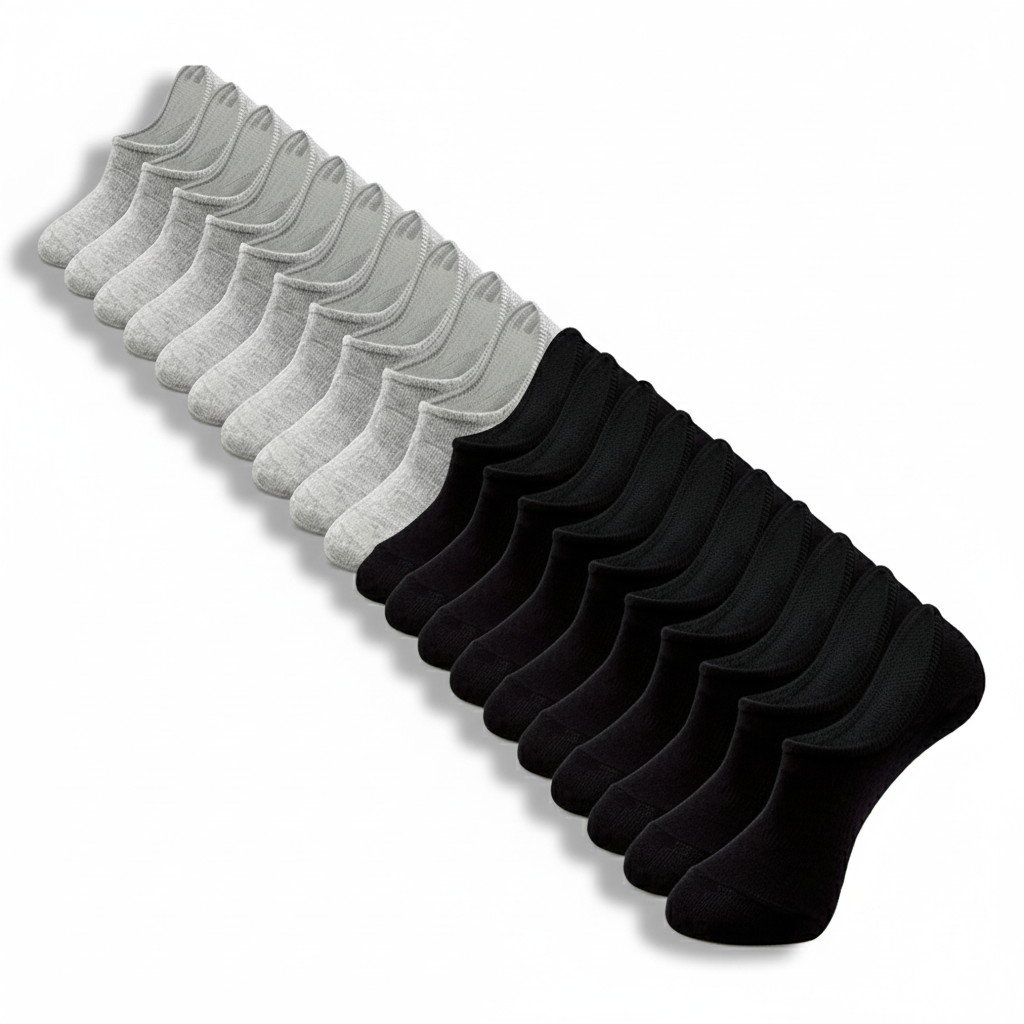 10 Pairs Of Women No Show Low Cut Athletic Casual Invisible Socks