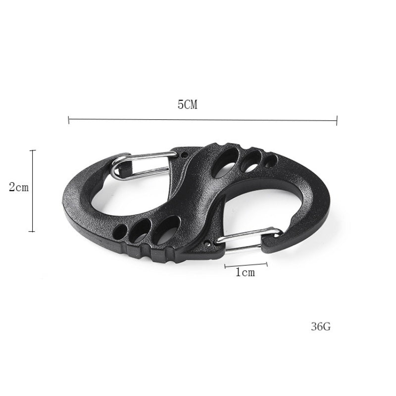 S Shape Snap Clip Key Chain-USA Camp Zone