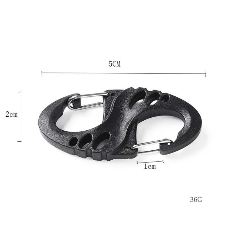 S Shape Snap Clip Key Chain-USA Camp Zone