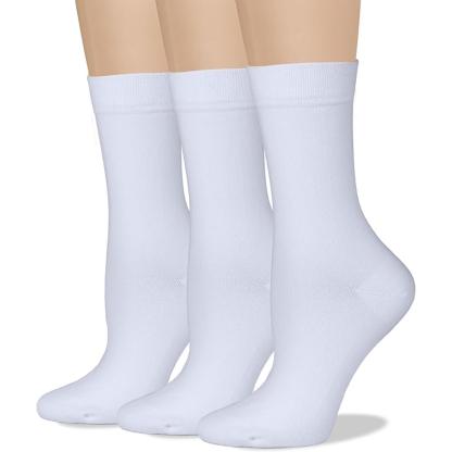 Pack of 3 Women Soft Combed Seamless Socks