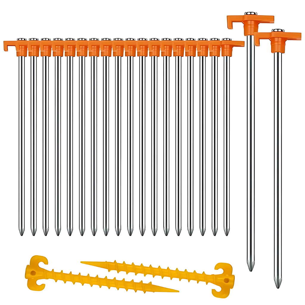 Pack Of 20 Heavy Duty Camping Stakes
