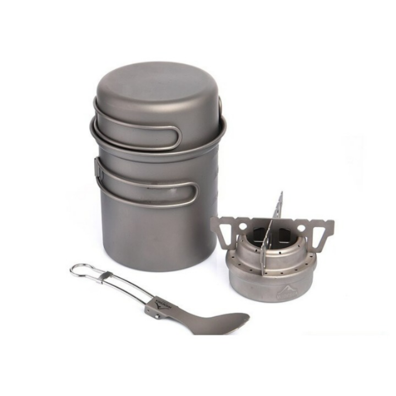 Camping Cookware Set With Stove-USA Camp Zone