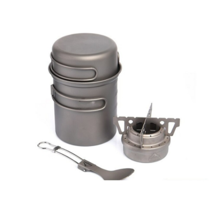 Camping Cookware Set With Stove-USA Camp Zone