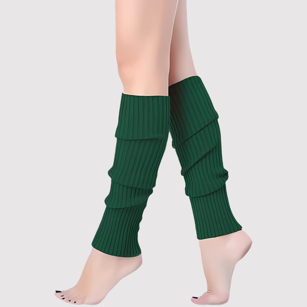  Women Juniors Neon Ribbed Leg Warmers