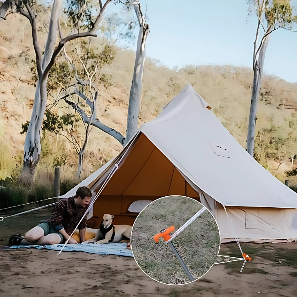 Pack Of 12 Heavy Duty Camping Stakes