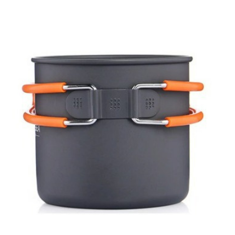 Camping Cookware Set With Gas Burner-USA Camp Zone