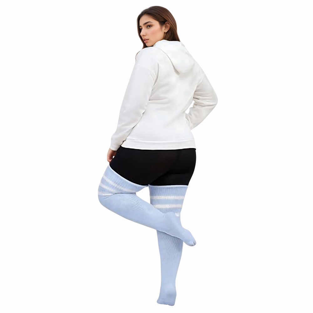 Plus Size Women Thigh High Socks for Thick Thighs