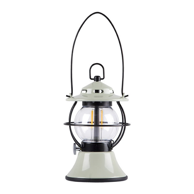 LED Retro Outdoor Camping Lantern Rechargeable Tent Light-USA Camp Zone
