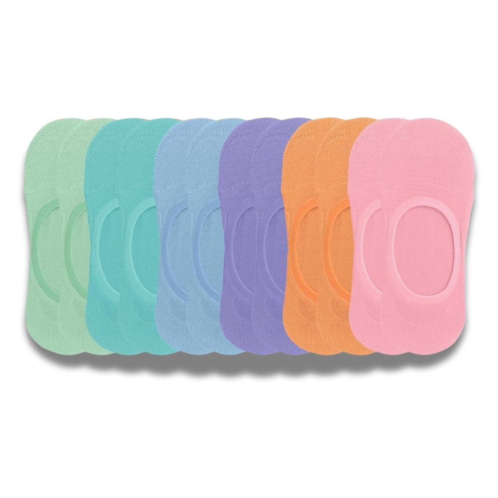 Pack Of 6 Women Invisible Liner No Show Socks