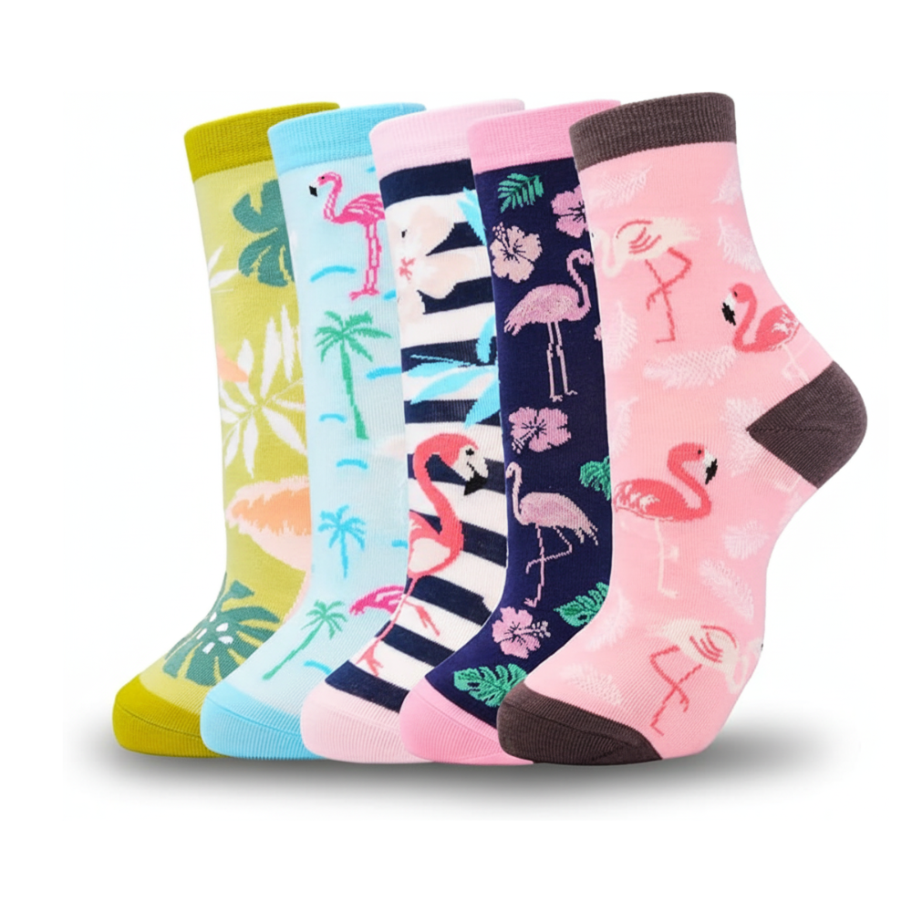 5 Pairs Funny Cute Socks For Women