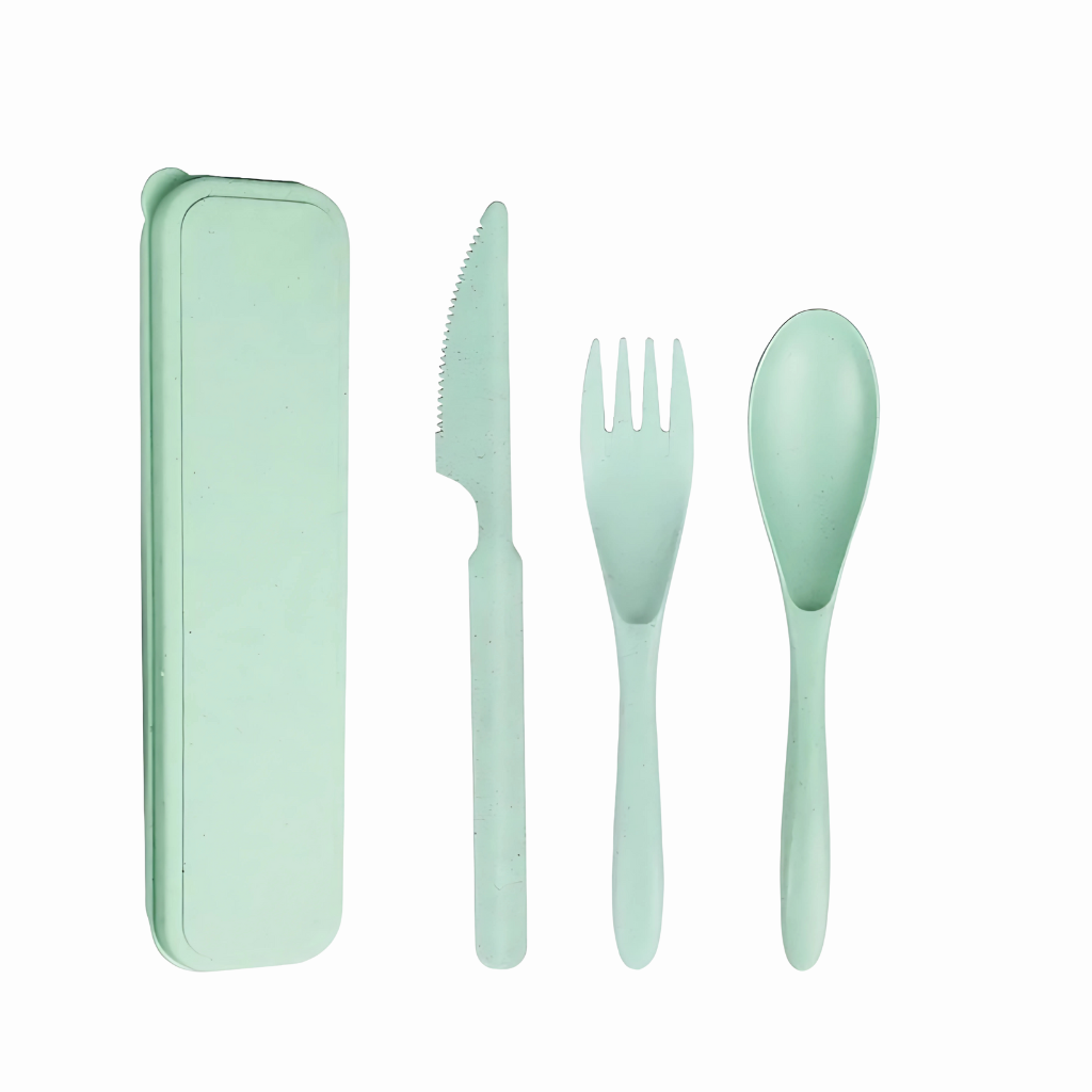 Reusable Travel Utensils Set With Case