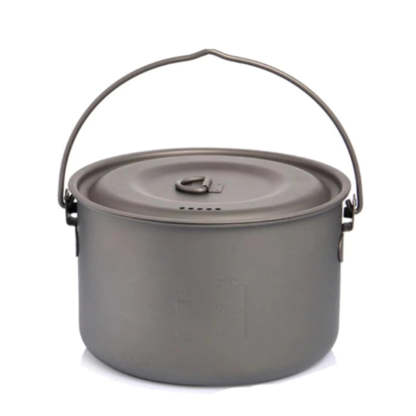 Titanium Cookware Pot With Handle For Camping-USA Camp Zone