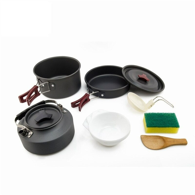 Camping Outdoor Cookware Set Collection-USA Camp Zone