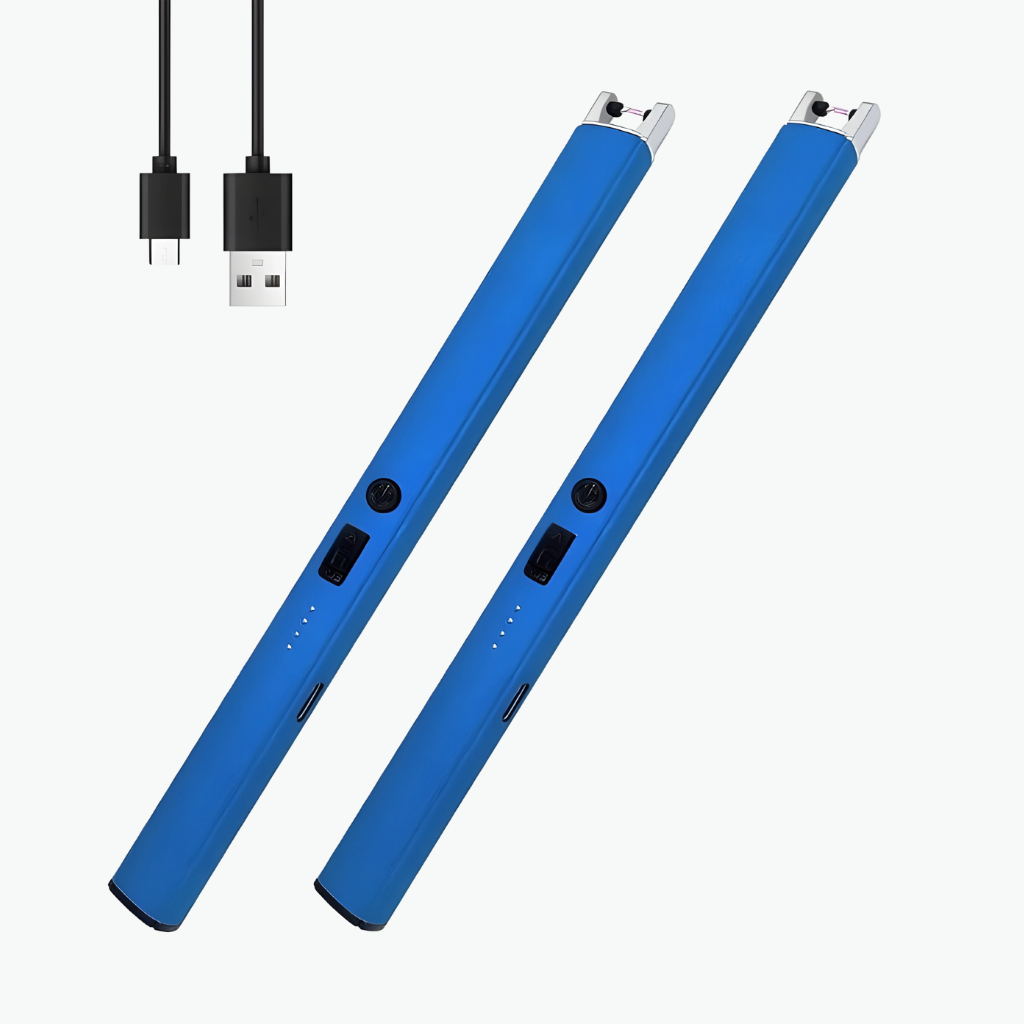 Pack Of 2 Rechargeable Candle Lighter With LED Display