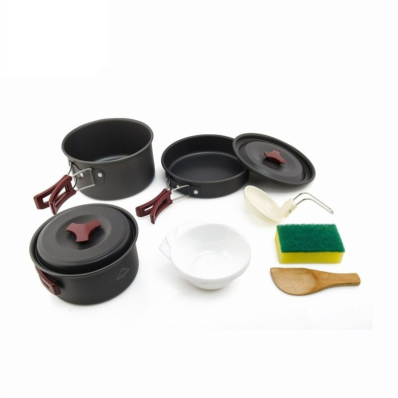 Camping Outdoor Cookware Set Collection-USA Camp Zone