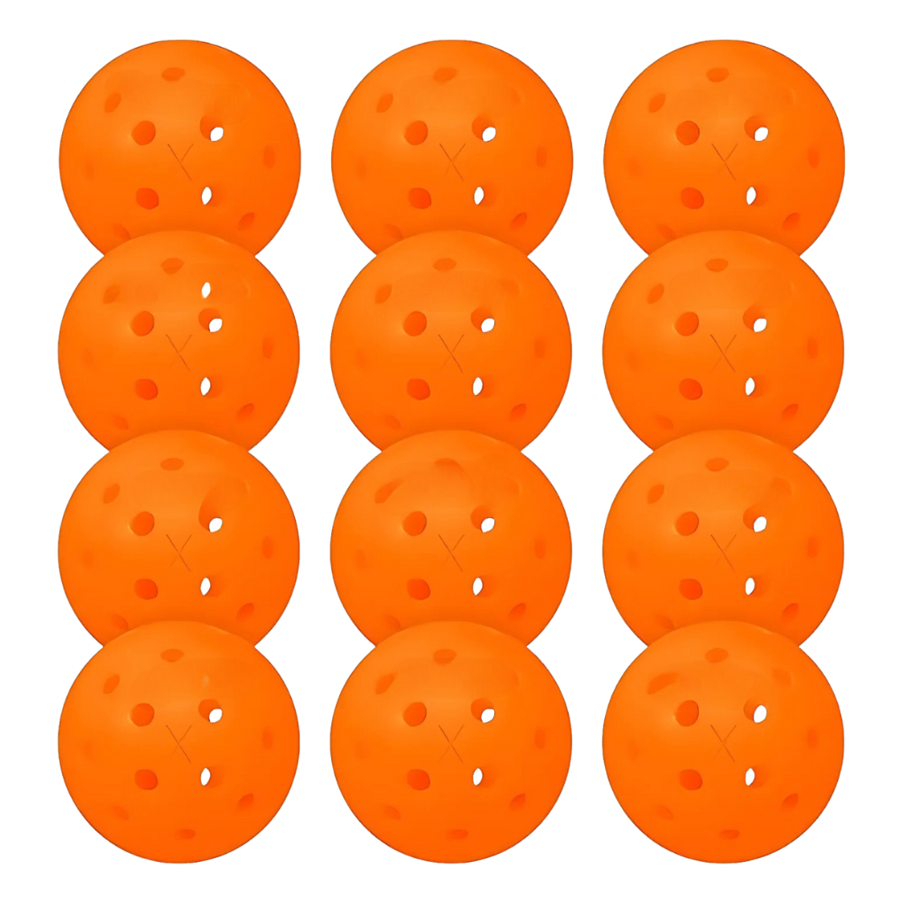 Pack Of 12 Outdoor Sports Pickleballs
