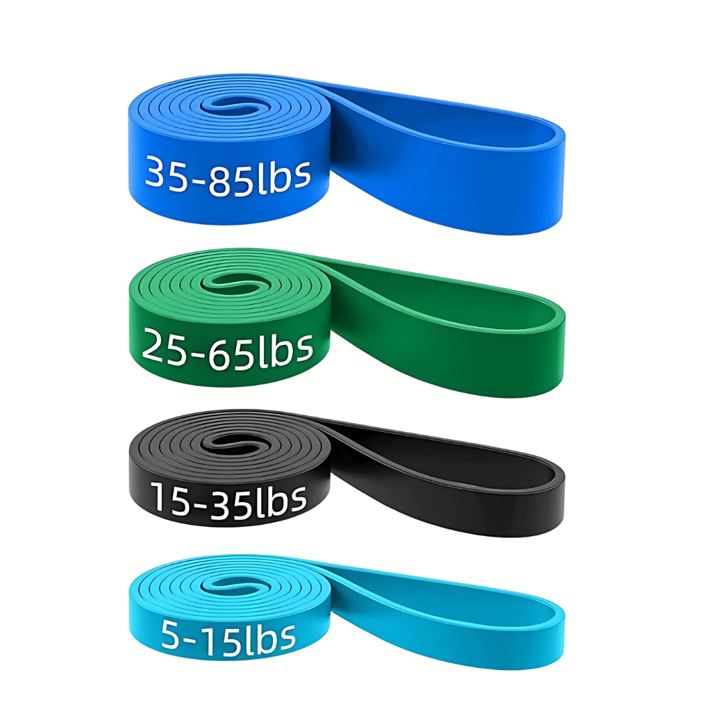 Pack Of 4 Workout Pull Up Assistance Bands