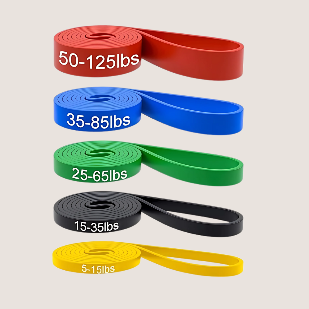 Pack Of 5 Workout Pull Up Assistance Bands