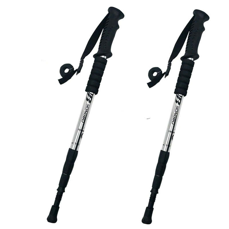 Anti-Shock Ultra Light Adjustable Trekking Poles-USA Camp Zone