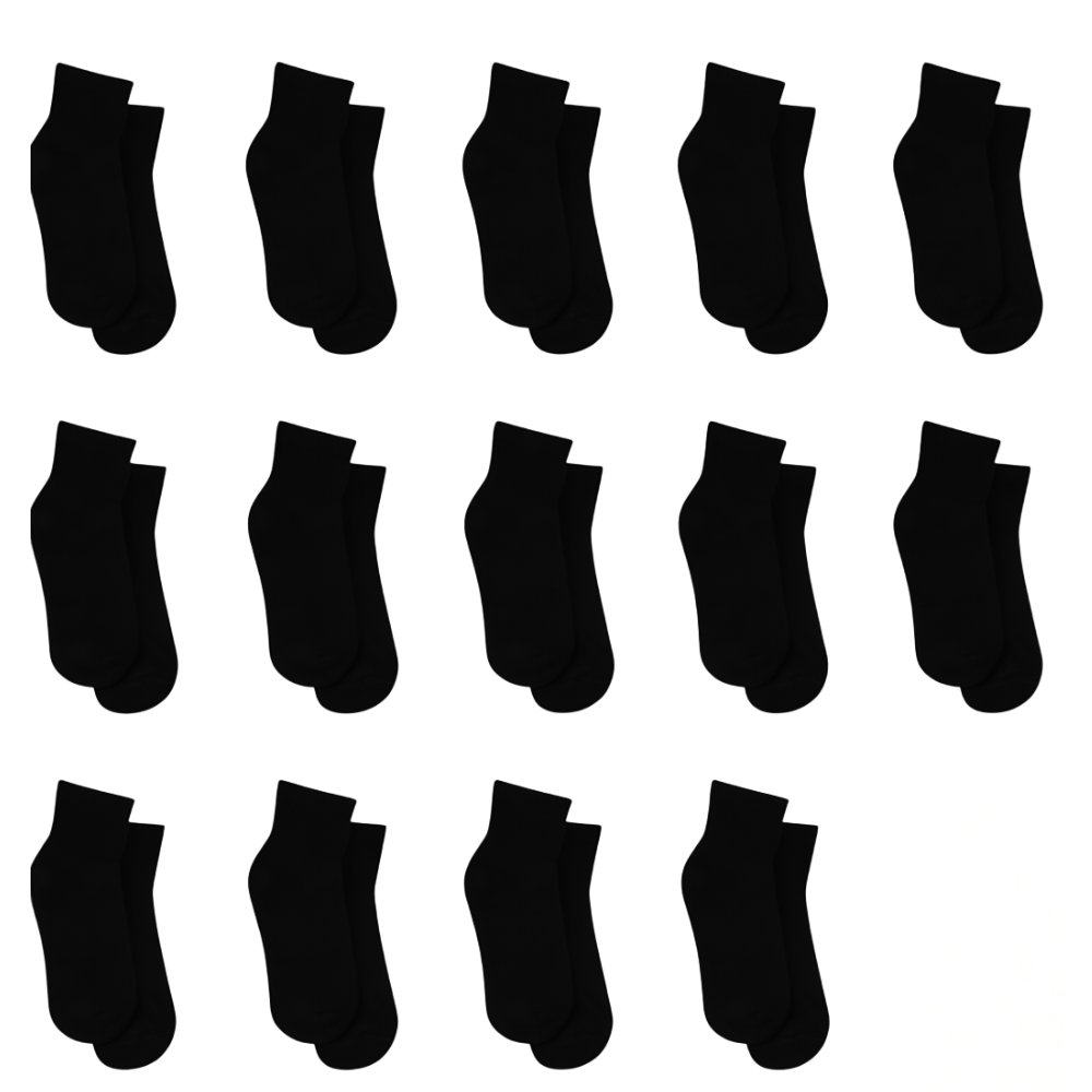 Pack Of 14 Women Ankle Socks Soft Moisture Wicking 
