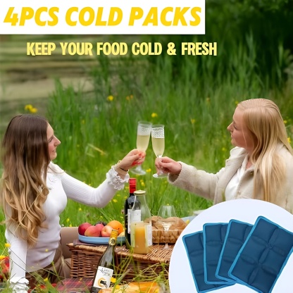 Reusable Ice Packs for Lunch Boxes & Coolers