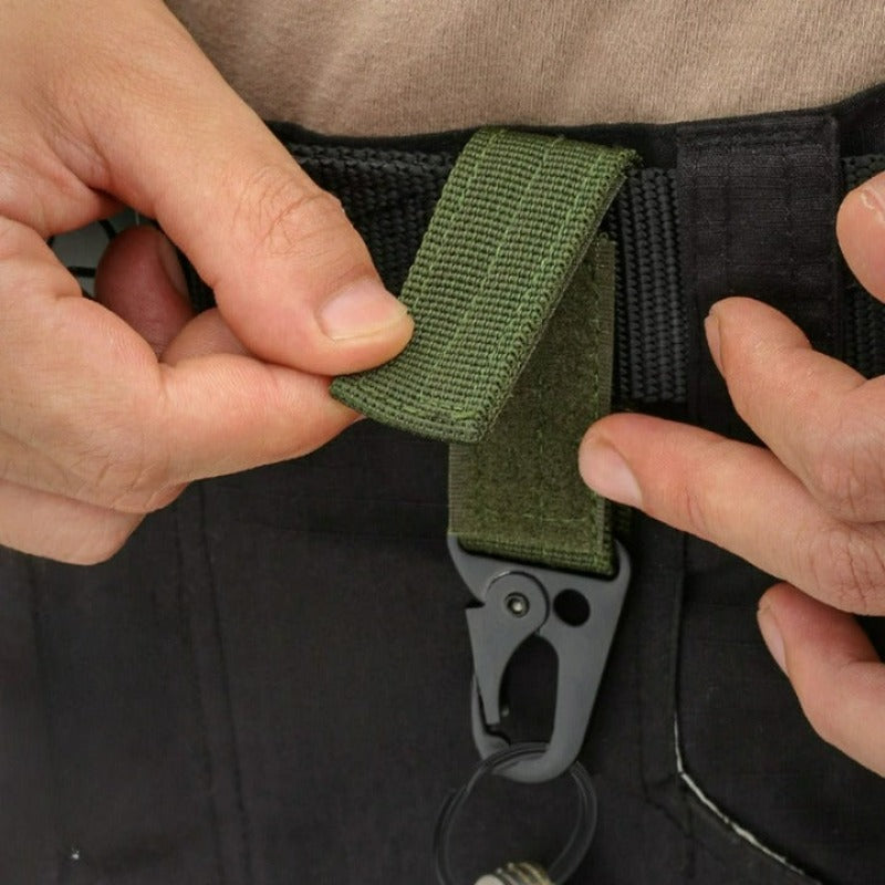 Tactical Hanging Buckle Nylon Webbing Belt-USA Camp Zone
