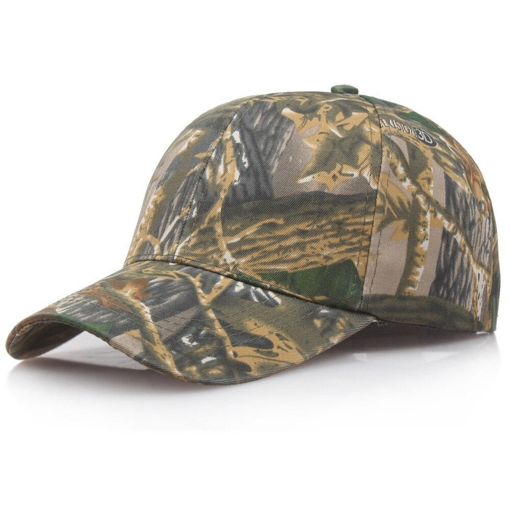 Unisex Outdoor Sun Protection Casual Camo Sports Cap-USA Camp Zone