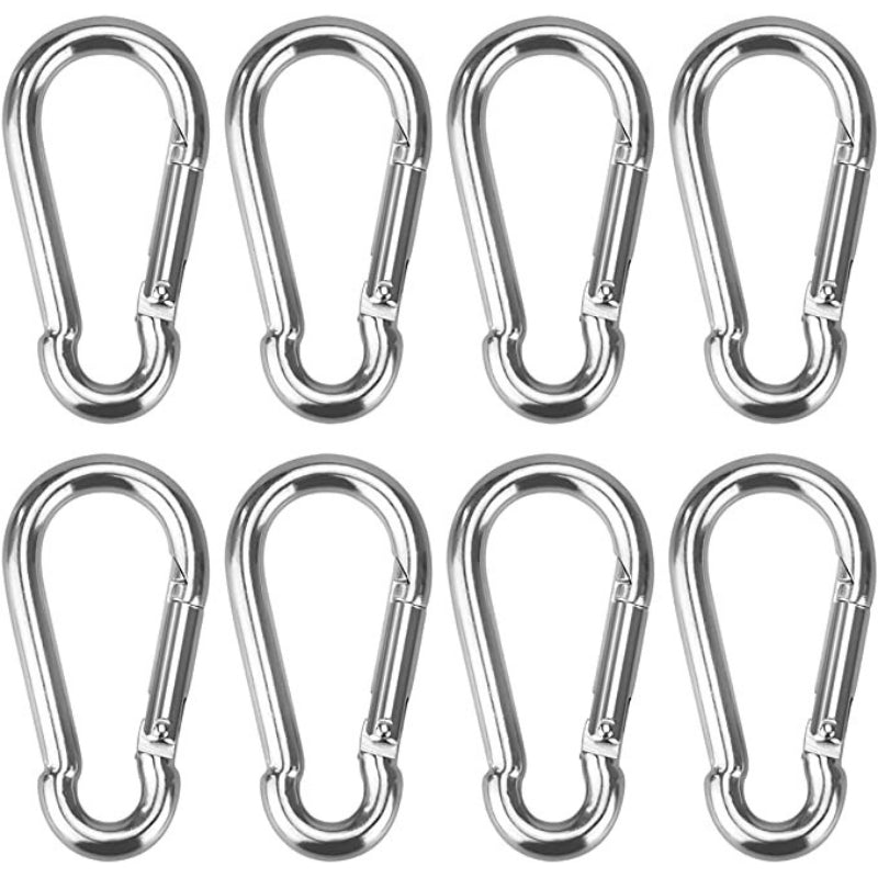 Aluminum Alloy D-Ring Buckle Spring Carabiners-USA Camp Zone
