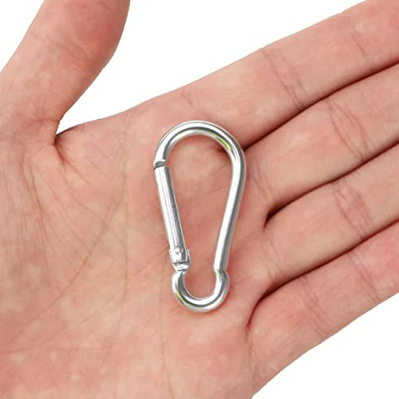 Aluminum Alloy D-Ring Buckle Spring Carabiners-USA Camp Zone