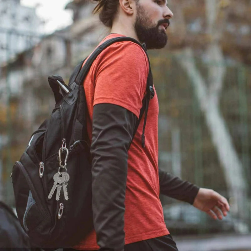 Aluminum Alloy D-Ring Buckle Spring Carabiners-USA Camp Zone