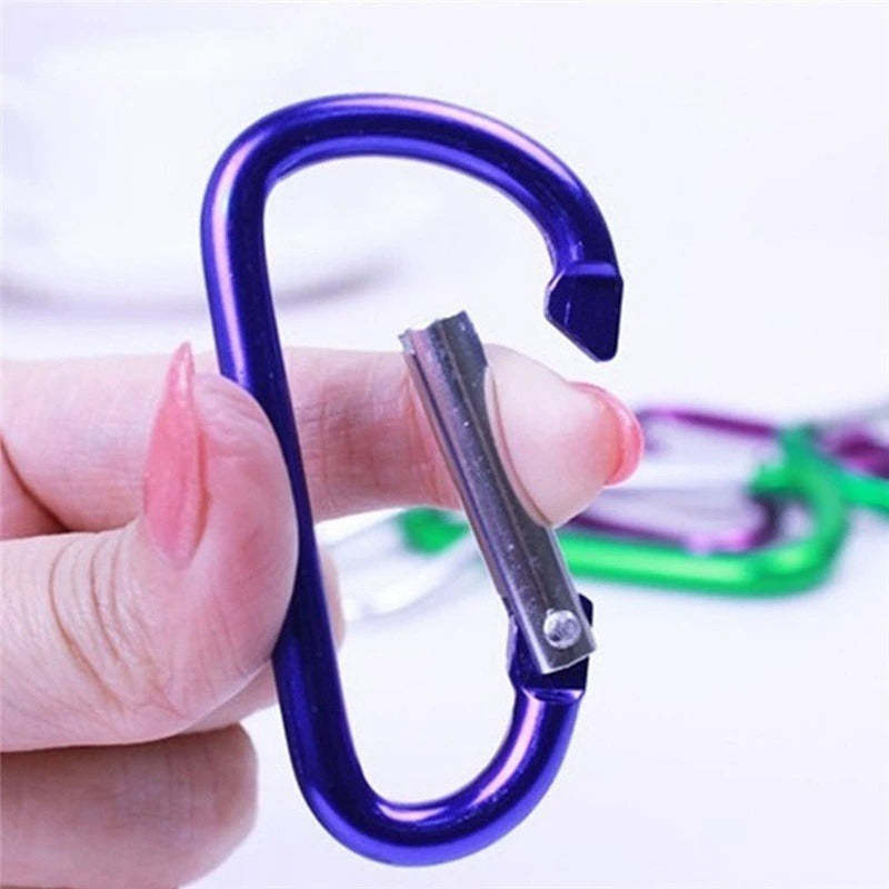 Aluminum Alloy D-Ring Buckle Spring Carabiners-USA Camp Zone