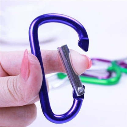 Aluminum Alloy D-Ring Buckle Spring Carabiners-USA Camp Zone