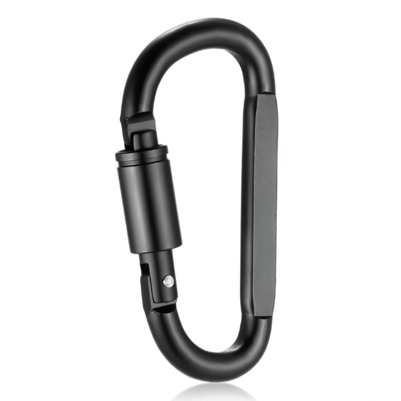 Outdoor Screw Lock Buckle D-Shaped Carbine Hook-USA Camp Zone
