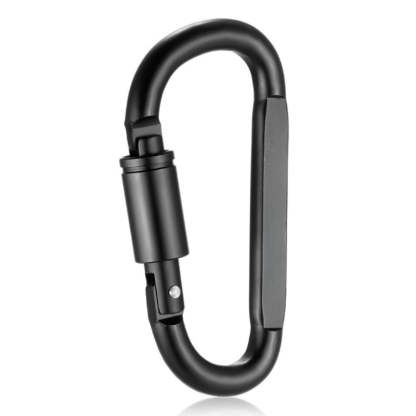 Outdoor Screw Lock Buckle D-Shaped Carbine Hook-USA Camp Zone