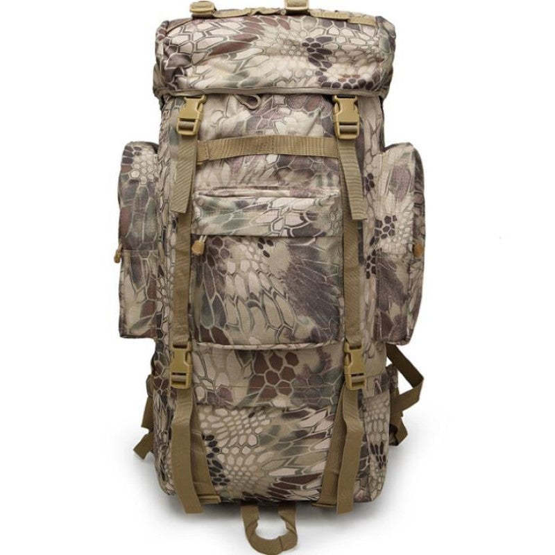 Camouflage Shoulders Backpack-USA Camp Zone