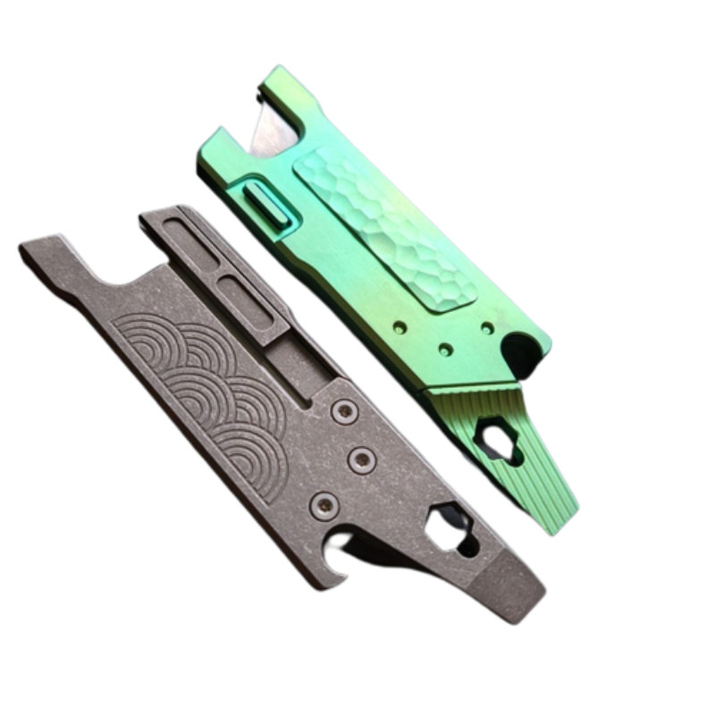 Titanium Alloy Pocket Tactical Paper Cutter Knife-USA Camp Zone