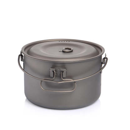 Titanium Cookware Pot With Handle For Camping-USA Camp Zone