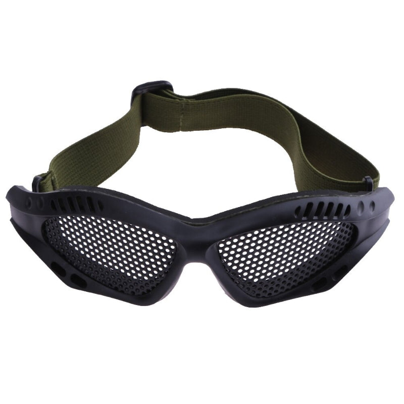 Tactical Eyes Protection Metal Mesh Glasses Goggle For Outdoor-USA Camp Zone