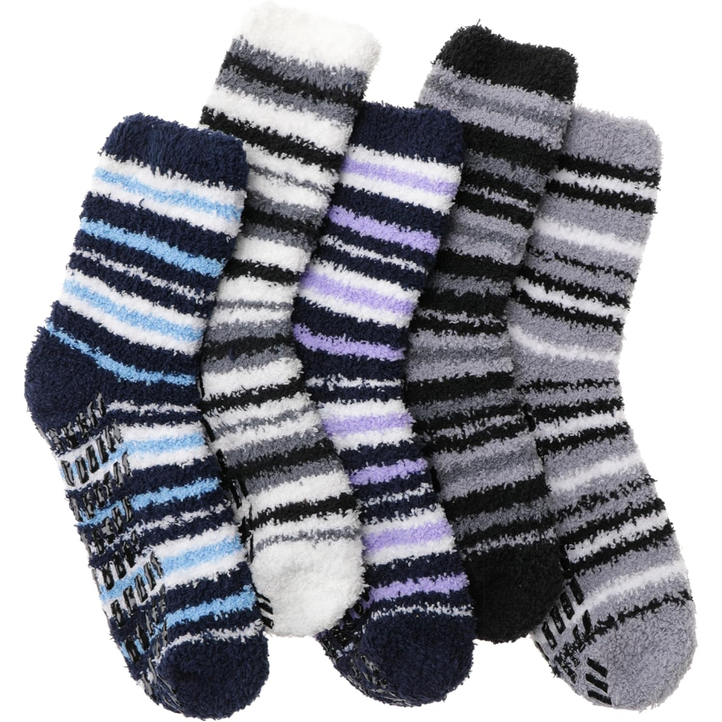 Pairs of 5 Cozy Plush Fleece Warm Wear Women Fuzzy Socks Winter