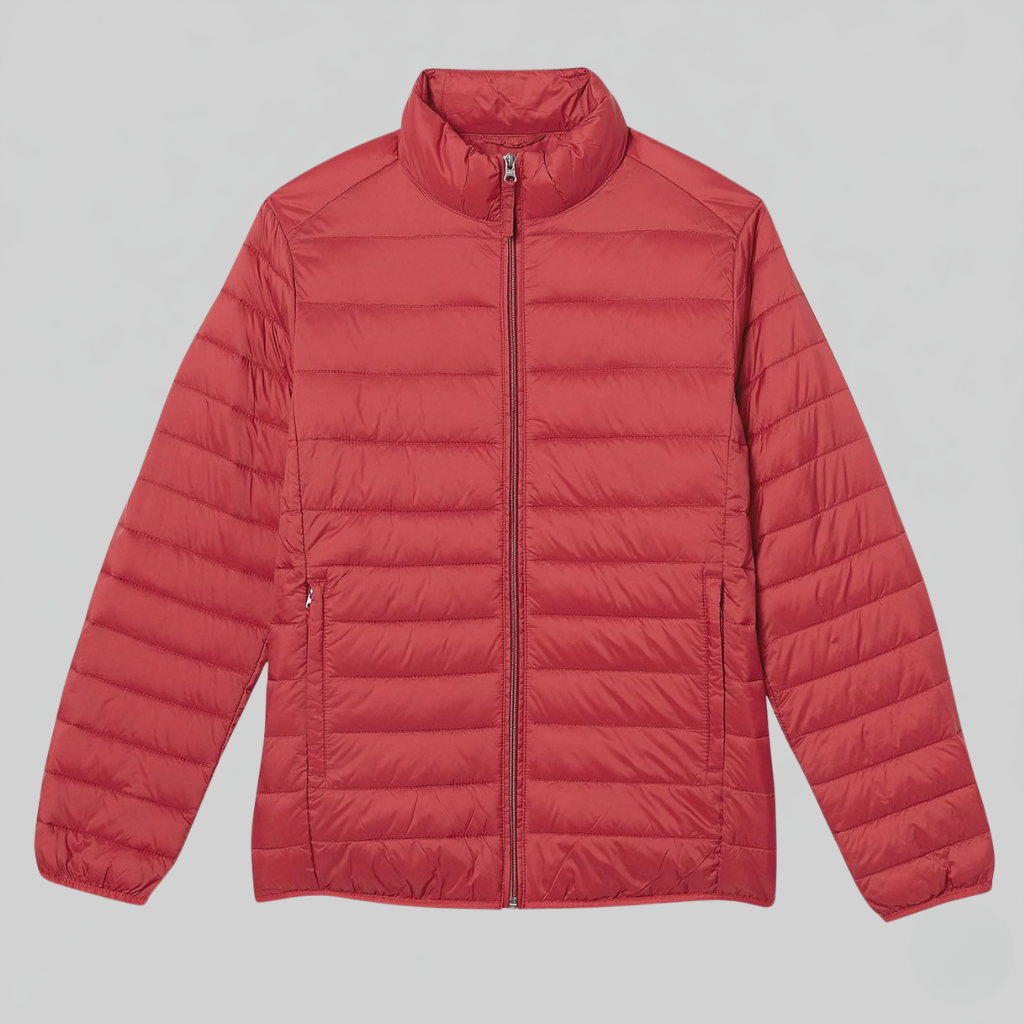 Packable Lightweight Water Resistant Puffer Jacket For Men